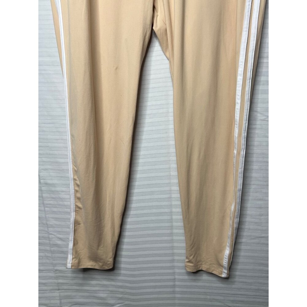 feathers Beige Hoodie & Legging Set with White Side Stripes - Picture 8 of 16